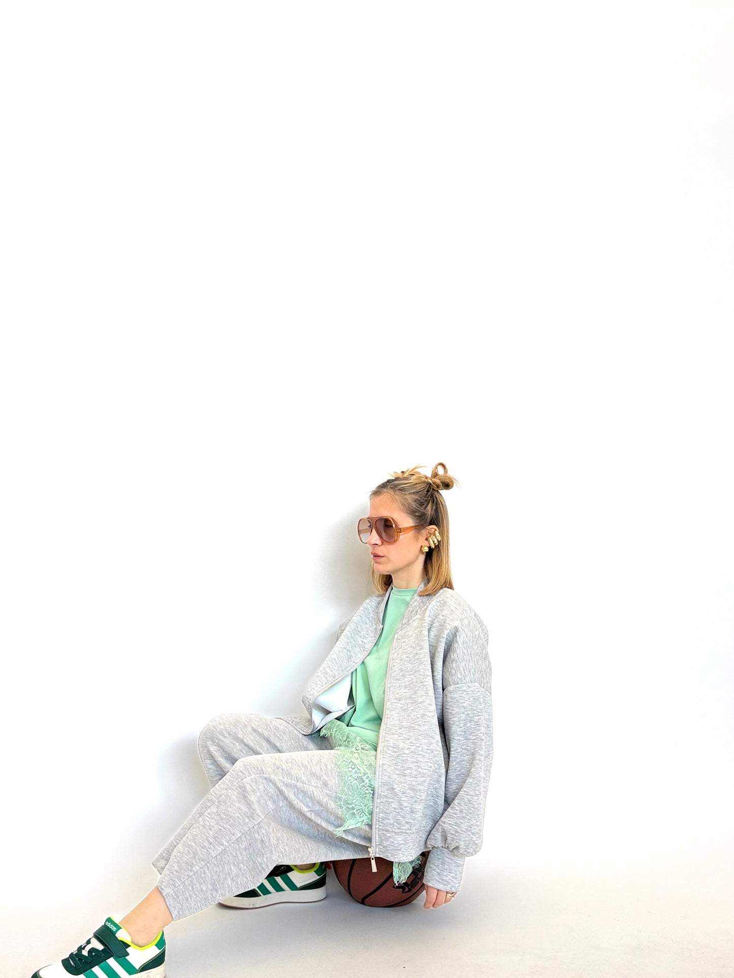 Coordinato Tuta Ele (Pantalone+giacca con zip)