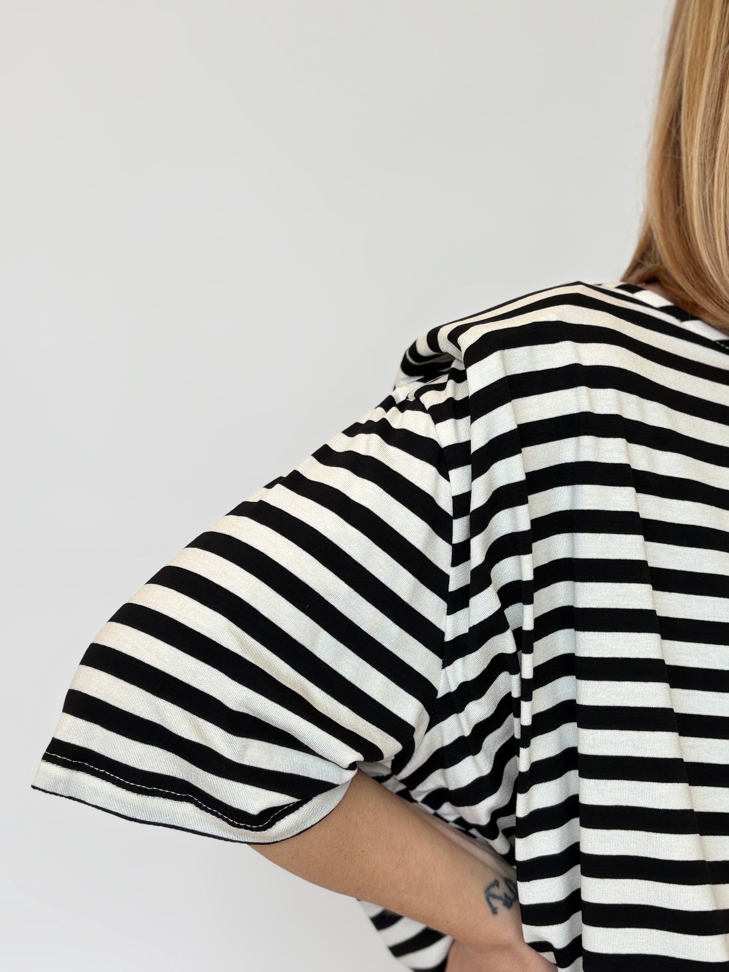 Maglia spalline a righe Dalia