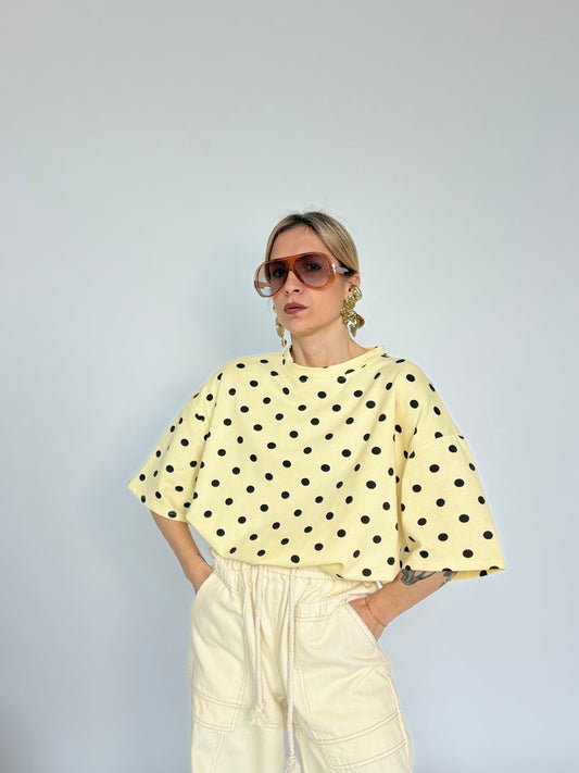t-shirt a pois