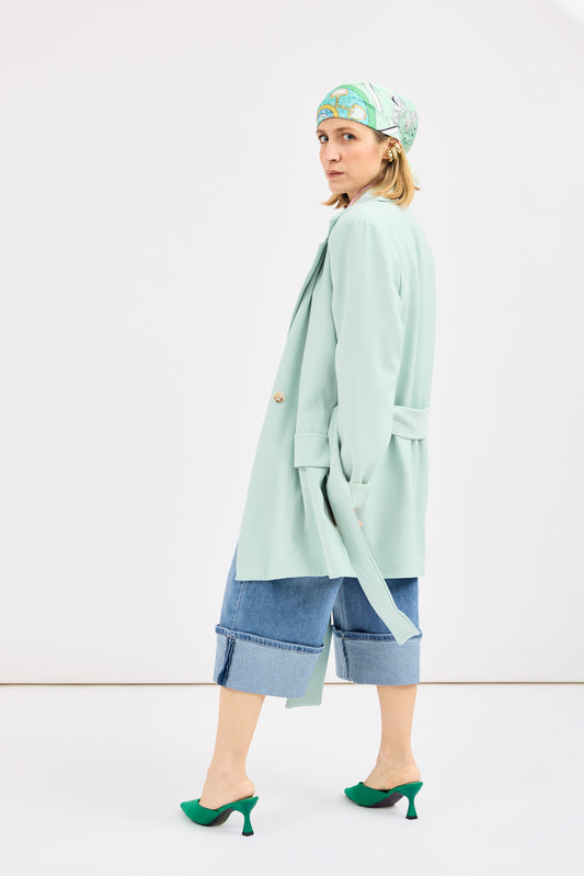 Giacca Verde Acqua Noa