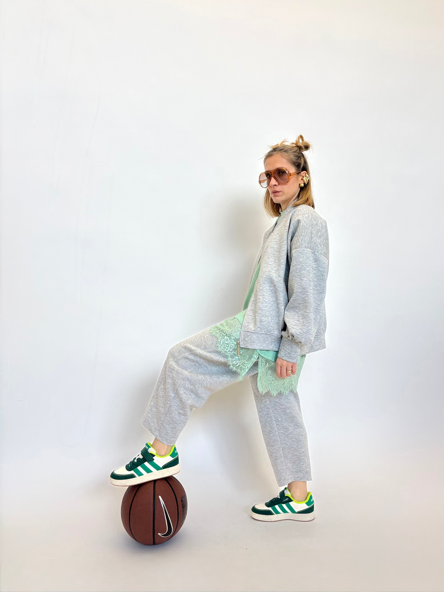Coordinato Tuta Ele (Pantalone+giacca con zip)